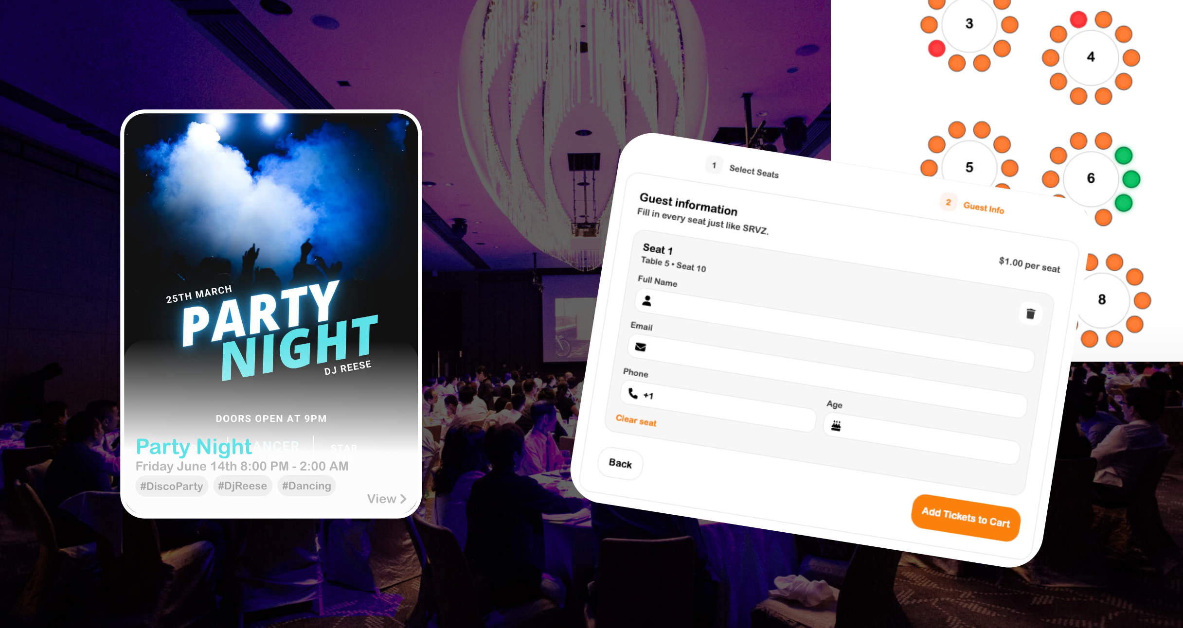 Events in SRVZr Terminal